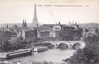1004. Paris. Panorama pris du Louvre