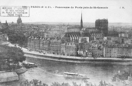 191 Panorama de Paris pris de St Gervais