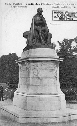 197B Jardin des plantes. Statue de Lamarck