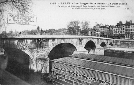 434 Crue de la Seine (jan-fév 1910) Pont Marie