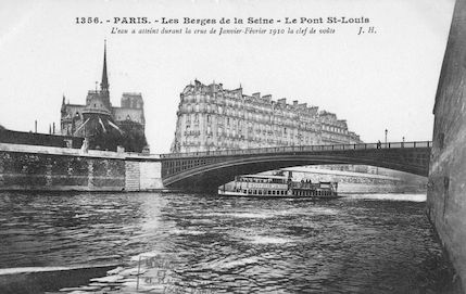 441 Crue de la Seine (jan-fév 1910) Pont St.Louis