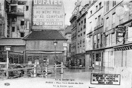 453 Place Saint André-des-Arts le 29 janvier 1910