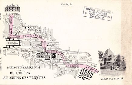 556 Paris -Itinéraire n°16. De l'Opéra au Jardin des plantes