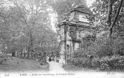 576 Jardin du Luxembourg. La Fontaine Medicis