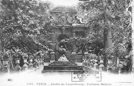 583 Jardin du Luxembourg La Fontaine Médicis