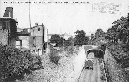 626 Chemin de fer de Ceinture. Station Montsouris
