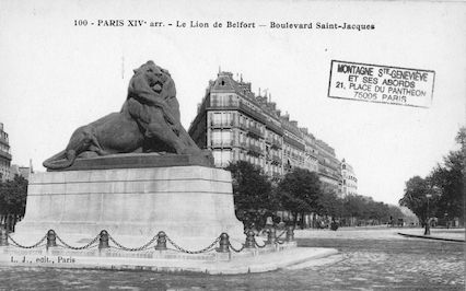 658 Le Lion de Belfort. Boulevard Saint Jacques