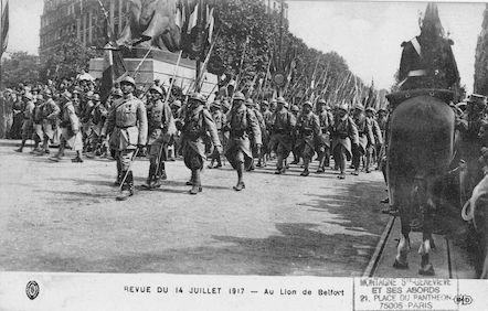 667 Revue du 14 juillet 1917 Au Lion de Belfort
