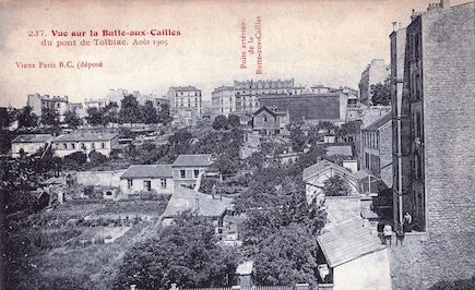 731 Vue sur la Butte-aux-cailles du pont de Tolbiac. Aout 1905