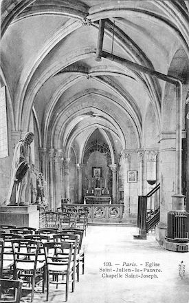 918 Eglise-St-Julien-le-pauvre. Chapelle St Joseph