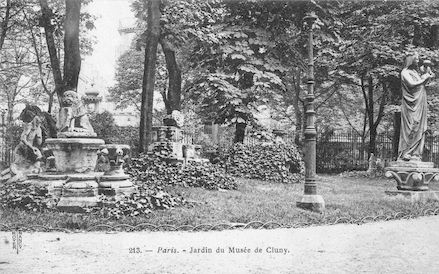 967 Jardin du musée de Cluny