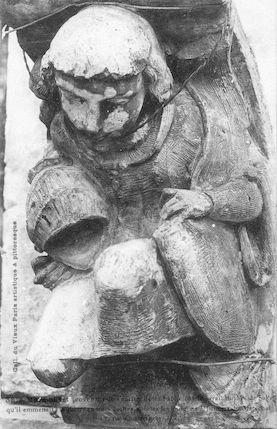 974 Marmouset de l'Hôtel du Sérail du Maréchal de Saxe, rue quatrefages
