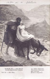 991. Salon 1912- Le levite d'Ephraim par Jean Galey