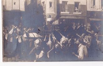 995 Salon de 1912. Charlotte Corday conduite au suplice par Eugène Béringuier